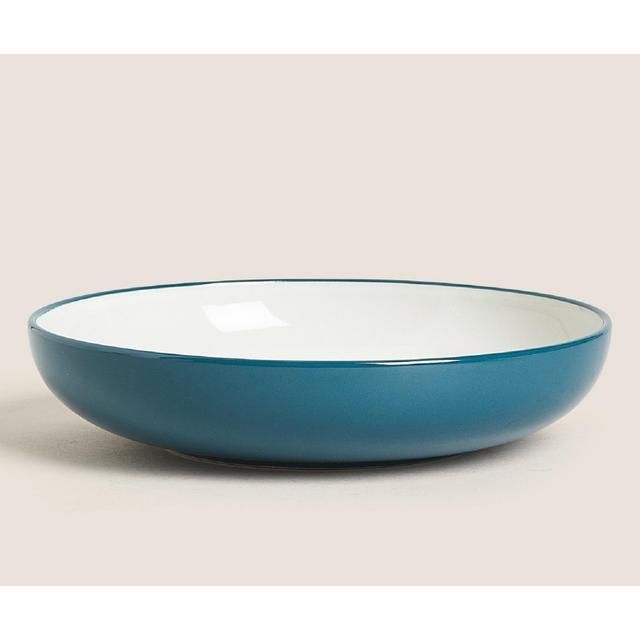 M&S Collection Tribeca Pasta Bowls Teal 4 per pack
