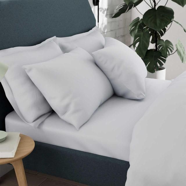 M&S Cotton Rich Pillowcases White   2 per pack