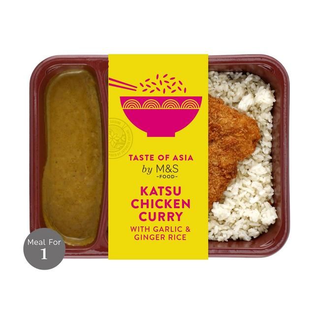 M&S Crispy Katsu Chicken Curry with Rice - Taste of Asia 380g