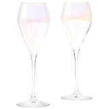 M&S Crystal Pearl Lustre Prosecco Flutes Set 2 per pack