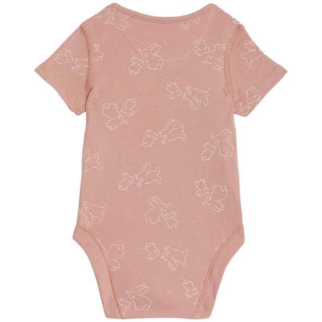 M&S Girls Bodysuits 2-3 Years Pink 7 Pack 7 per pack