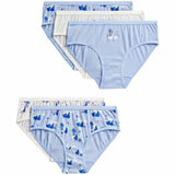 M&S Girls Pure Cotton Frozen Knickers 2-3 Years Blue 5 pk 5 per pack