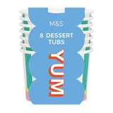 M&S Green Paper Dessert Tubs 8 per pack