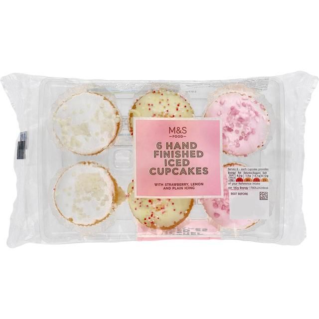 M&S Iced Cupcakes 6 per pack