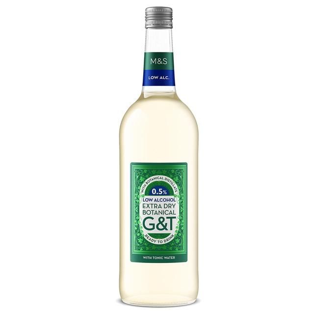 M&S Low Alcohol Extra Dry Gin & Tonic 750ml