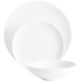 M&S Maxim Coupe Porcelain Dinner Set White 12 per pack