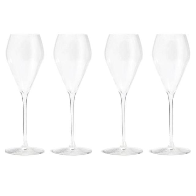 M&S Maxim Crystal Prosecco Glasses Set   4 per pack