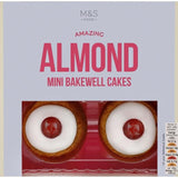 M&S Mini Almond Bakewell Cakes 4 per pack
