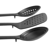 M&S Nylon Utensils Set Black   3 per pack