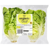 M&S Organic Little Gem Lettuce 2 per pack