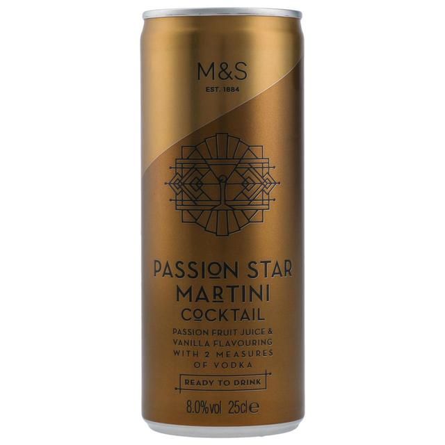 M&S Passion Star Martini Cocktail 250ml