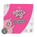 M&S Percy Pig Kitchen Towel 2 per pack