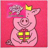 M&S Percy Pig Napkins   20 per pack