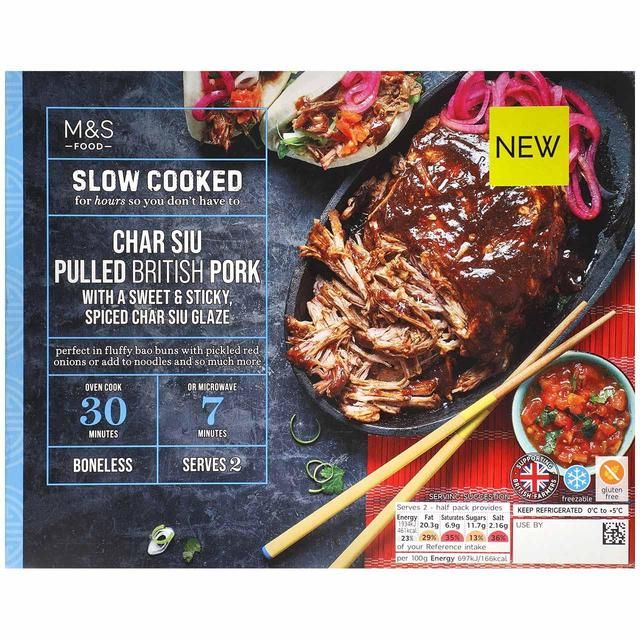 M&S Pulled Char Siu Pork 555g