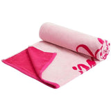 M&S Pure Cotton Pink Slogan Beach Towel