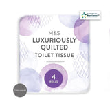 M&S Quilted Toilet Tissue 4 per pack