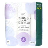 M&S Quilted Toilet Tissue   9 per pack