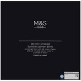 M&S Scottish 20 Mini Smoked Salmon Blinis   400g