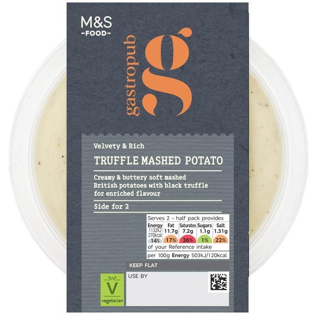 M&S Truffle Mashed Potato   450g