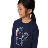 M&S Unicorn Tops 4 Pack 2-7 Years Pink