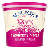 Mackie's of Scotland Raspberry Ripple Real Dairy Ice Cream 1L
