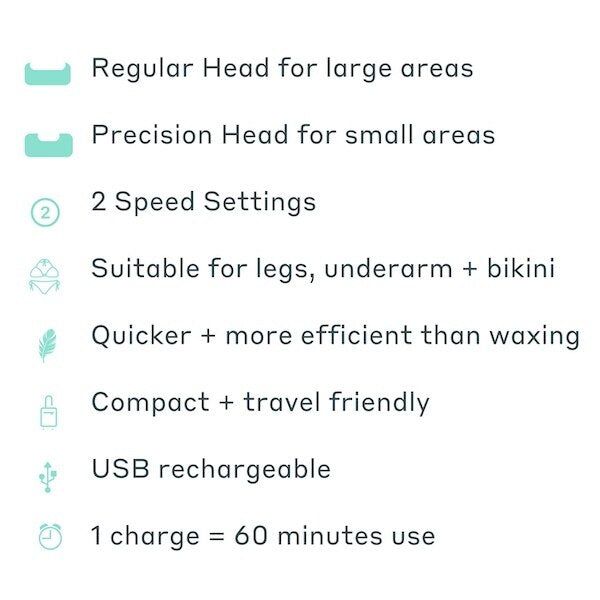 MAGNITONE PluckIt2 Super Glide Compact Epilator