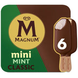 Magnum Mini Classic & Mint Ice Cream Sticks 6 x 55ml