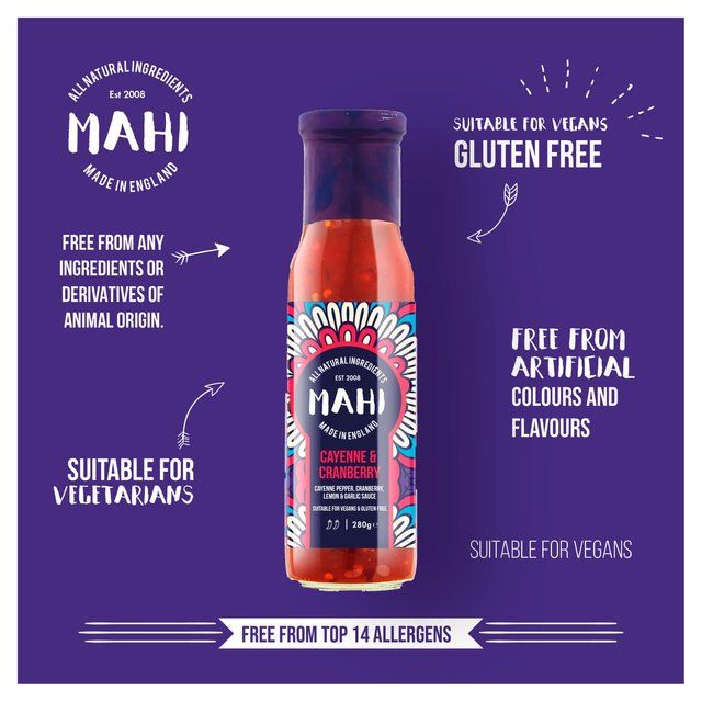 MAHI Cayenne & Cranberry Sauce 280ml