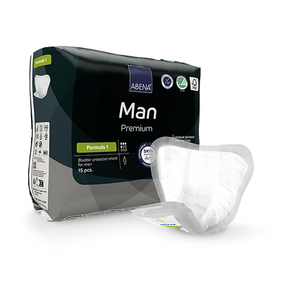 ضمادات Abena Man Formula 1 Premium، امتصاص 450 مل، عبوة 15 فوطة من Holland & Barrett - اشترِ عبر الإنترنت من McGrocer