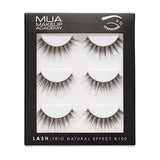 MUA Lash Trio - Natural Effect #100