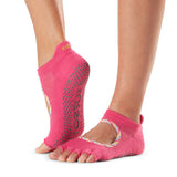 Toesox Womens Bellarina Jetset Half Toe Socks (S)