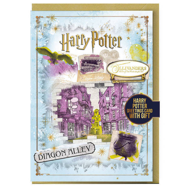 Harry Potter Diagon Alley Christmas Card