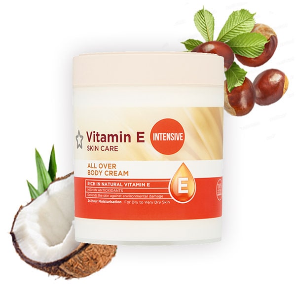 Vitamin E All Over Body Cream Intensive 475ml