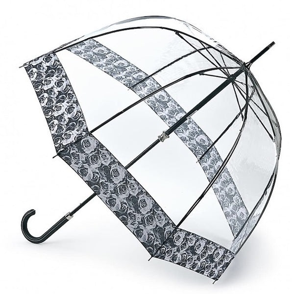Fulton Birdcage 2 Luxe Photo Rose Print Umbrella