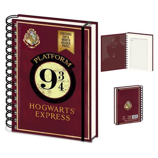 Carnet A5 Harry Potter Quai 9 3/4