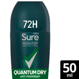 Sure Men Antiperspirant Deo Roll On Nonstop Quantum 50ml