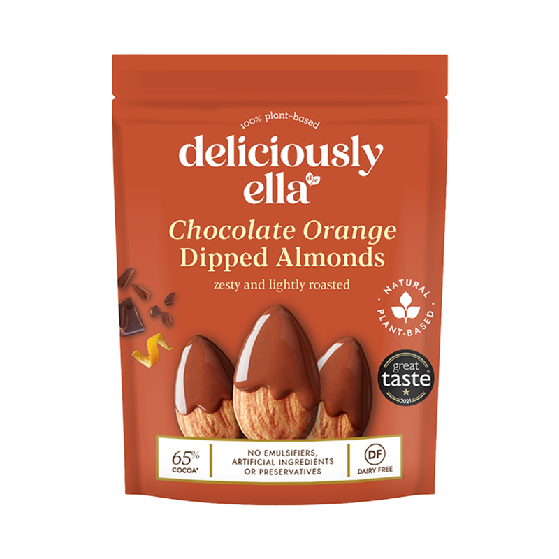 Deliciously Ella Schokoladen-Orangen-Dipp-Mandeln 81g