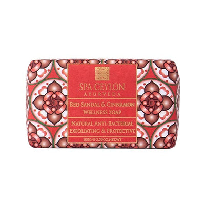Superdrug SPA CEYLON Rødt Sandeltre & Kanel - Velvære Såpe - 100g - Kjøp online hos McGrocer