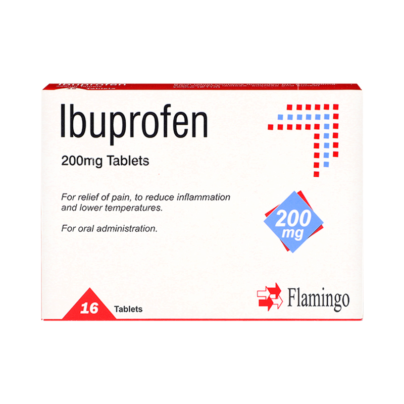 Ibuprofen 200mg 16 Tablets