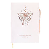 دفتر يوميات Something Different اليومي للتأمل بزخرفة فراشة Luna Moth