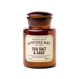 Paddywax Soy Wax Glass Jar Candle Sea Salt & Sage