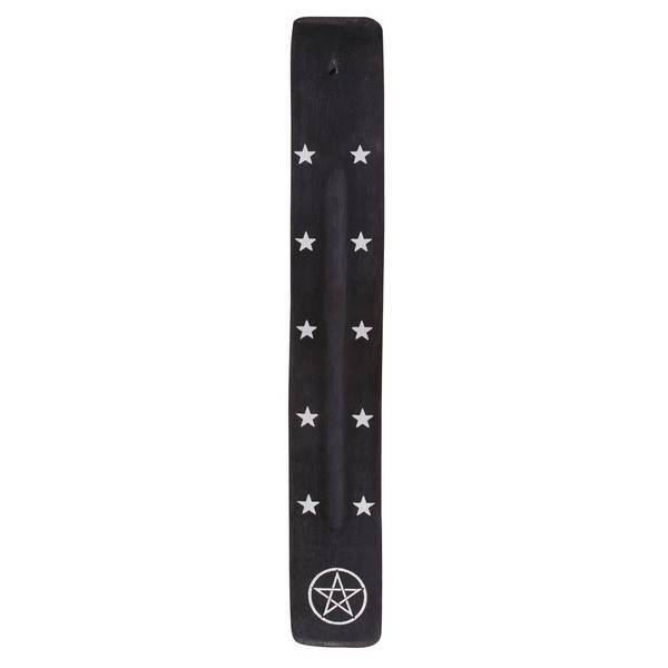 Something Different Wood Pentagram Incense Ash Catcher