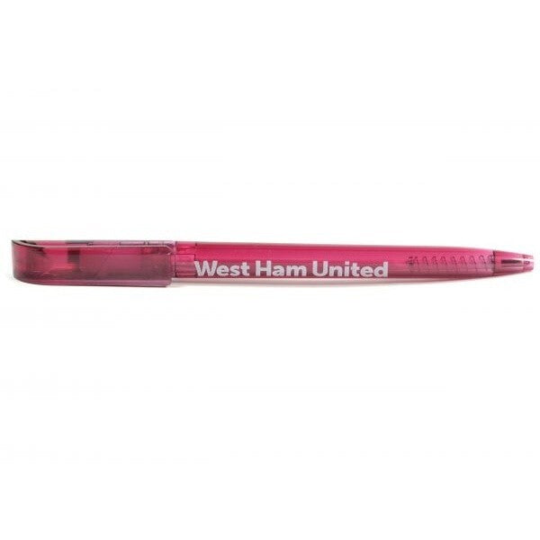 West Ham United FC Clear Ballpoint Pen