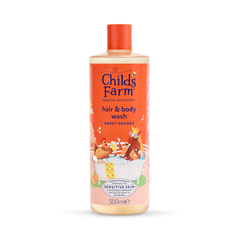 Childs Farm Haar Körperwaschmittel Süße Orange 500ml