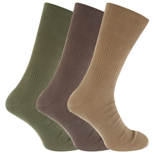 Herren-Diabetikersocken für große Füße, nicht elastisch (3 Paar) (UK 11-14)