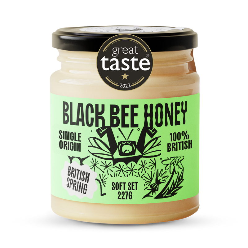 Black Bee Britischer Frühlingshonig 227g