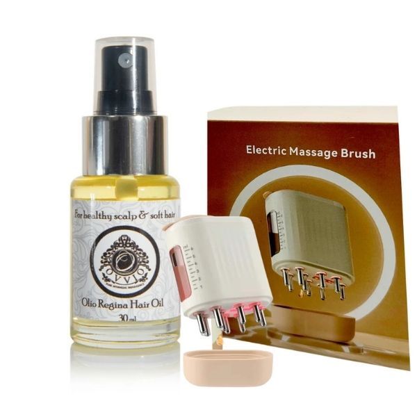 Ovviovita Infrared Electric Head Massager and Hair Growth Oil
