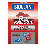 Bioglan Red Krill Oil 500mg Extra Strength 30 Capsules