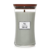 Superdrug Woodwick Large Hourglass Lavender & Cedar Cardle 610g- Buy online at McGrocer