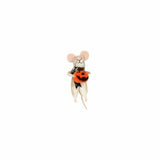 Gisela Graham Wool Mix Halloween Pumpkin Mouse